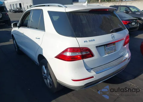 2014 Mercedes-Benz Ml 350 из США, поврежденный, VIN 4JGDA5JBXEA325117